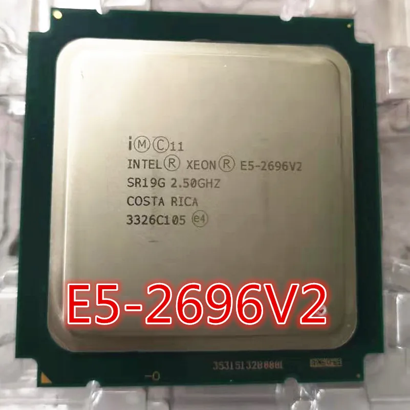 Процессор Intel Xeon E5 2696v2 12 ядерный процессор 2696 V2 2 5 ГГц с 24 потоками 30 м 115 Вт LGA 2011
