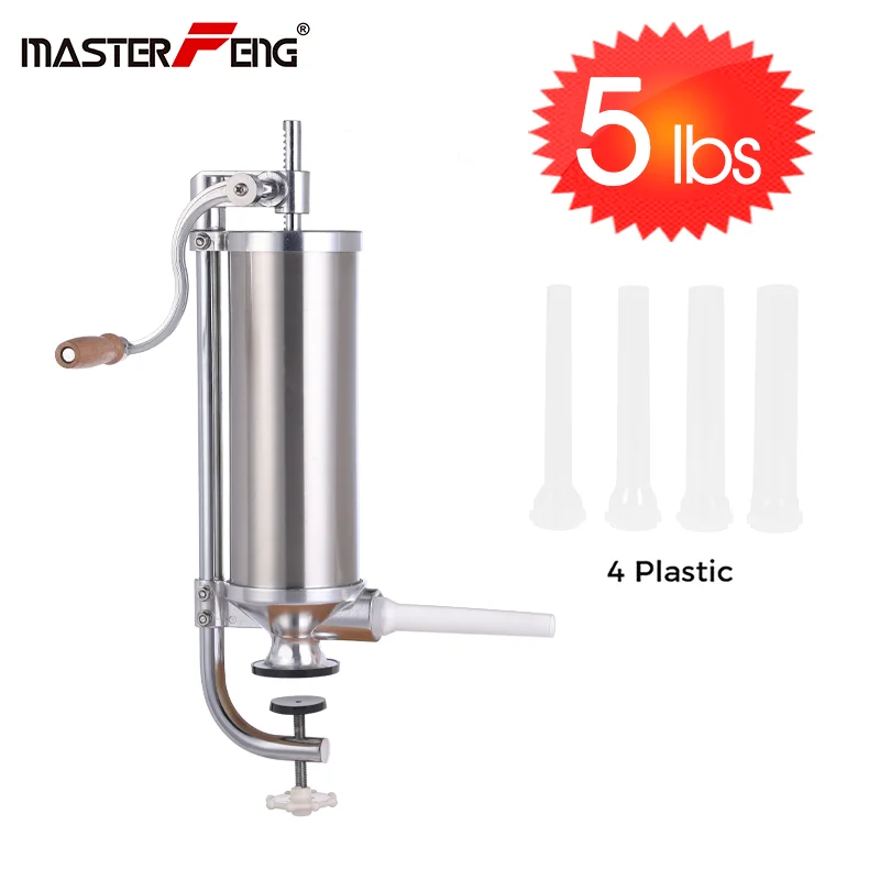 2 5 кг/5 фунтов Ручной колбасный шприц из нержавеющей стали вертикальная машина