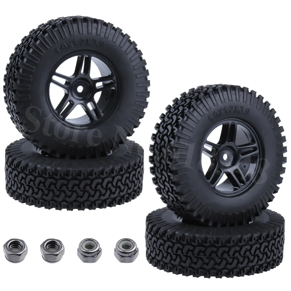 4 шт. 1 9 &quotшины и диски для шин диаметр пены: 96 мм ширина: 28 1/10 RC Rock Crawler Axial SCX10 RC4WD D90