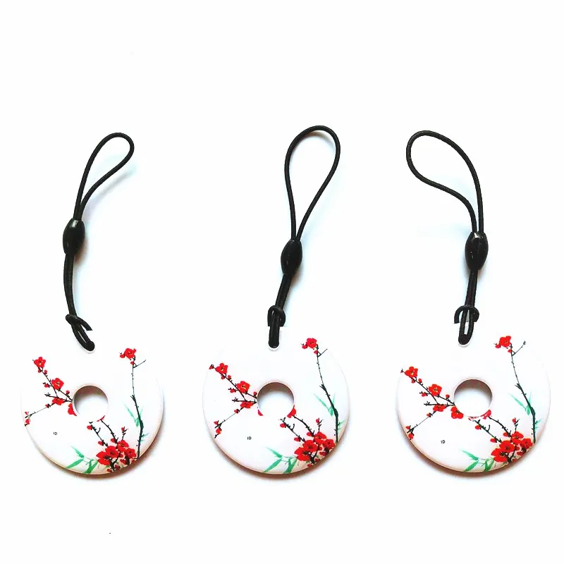 1Pcs 125Khz Keyfob Rewritable Writable T5577 RFID Card EM4305 Token Key Tag Badge llavero Copy Clone Keychain Chain Ring Buckle |