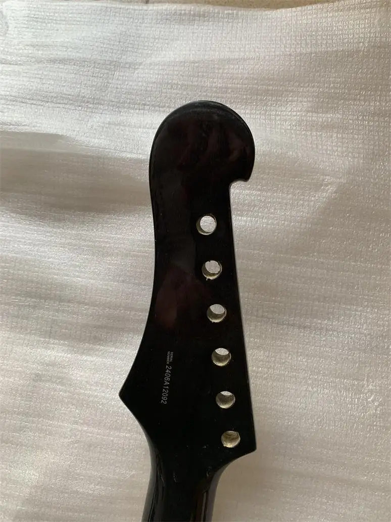 DIY (б/у) Первые действия электрогитары тигровый клен Топ прозрачный черный цвет