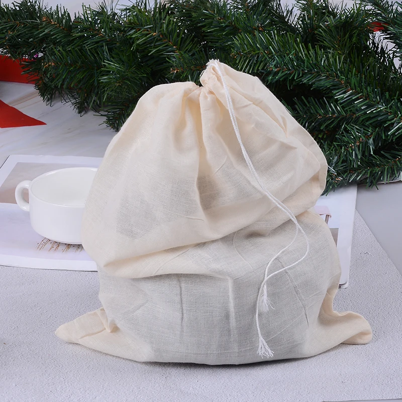 

1 Pc Mesh Reusable Fine Mesh Wine Strainer Nut Milk Bag Food Special Coffee Filter Cheese Cloth Nylon Cooking Strainers 30*40CM