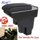 Подлокотник для Honda Jazz, для Honda Fit Jazz 1, автомобильный подлокотник 2002-2007, ящик для хранения, автомобильные аксессуары 2003, 2004, 2005, 2006, 2007