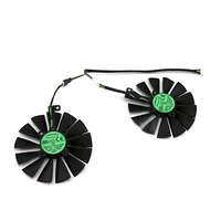 singledual fan radiator cooler cooling fans for asus gtx 1080ti t129215smgraphics card