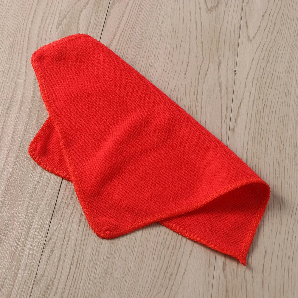 

50pcs Disposable Car Cleaning Towels 30x30cm Microfiber Auto Car Washcloth Drying Cloth (Red)