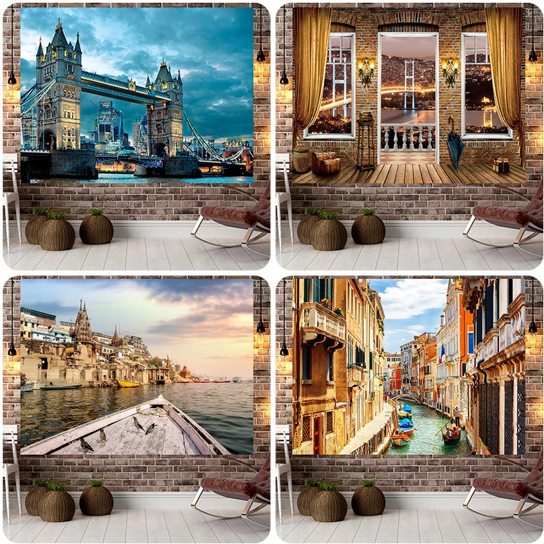 Пейзаж Jayi пейзаж искусство природный вид фон настенная печать гобелен настенное