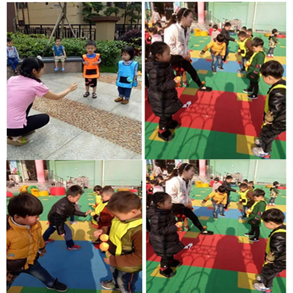 

Adult Kids Outdoor Sports Toy Sticky Vest Jersey Vest Waistcoat With Sticky Ball Throwing Toys Battle Game Children Toys Team S