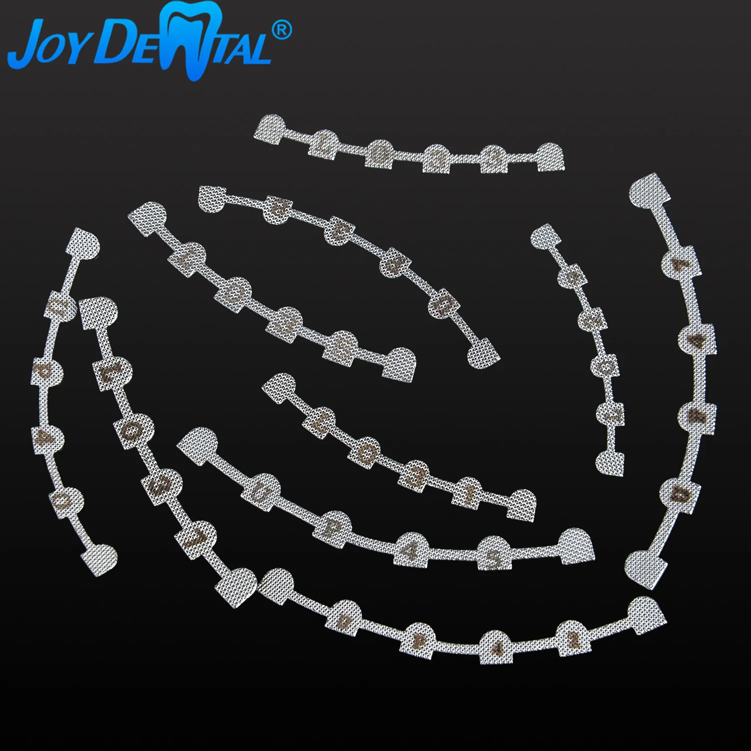 10pcs/Pack Dental Orthodontic Lingual Retainer Bonding Splits With Mark Upper 38#-47# Lower 29#-37# |