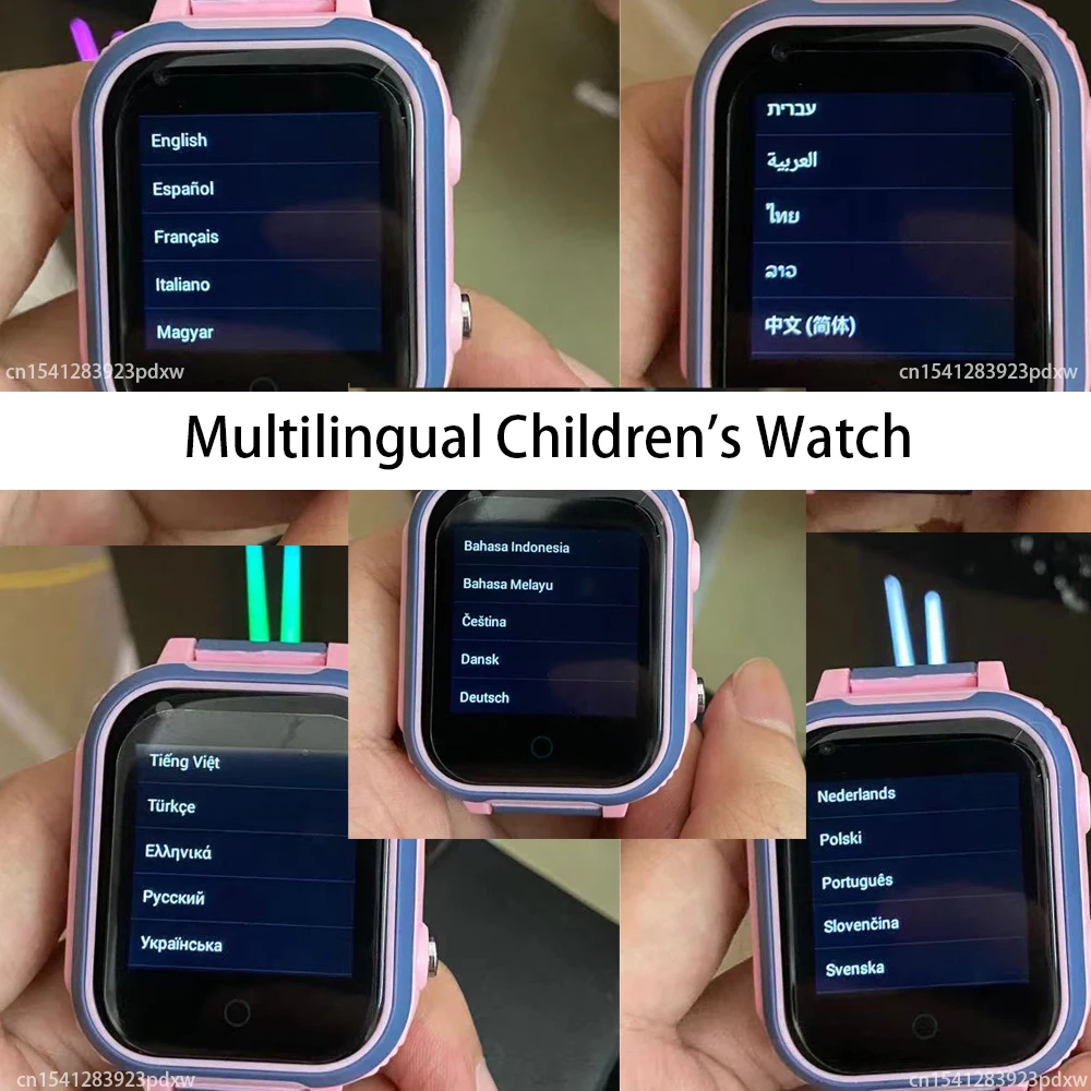 

4G Sim Video Call Smart Watch GPS Wifi Tracker Smart Phone Watch IP67 Waterproof Kids Smart Watch Call Back Monitor Baby Clock