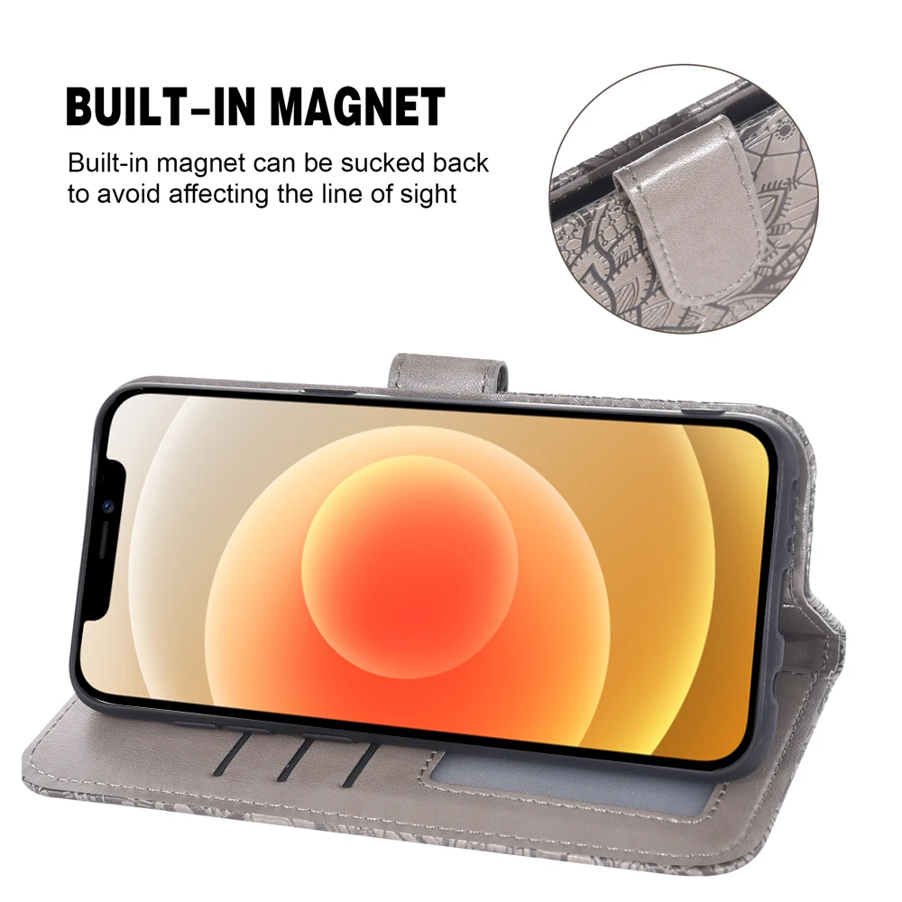 Роскошный кожаный чехол-кошелек с откидной крышкой для телефона Redmi Note 10 9 9s 8 6 5 Pro 7