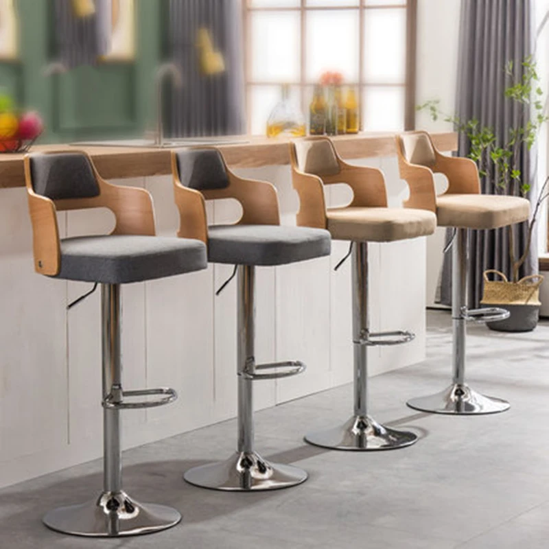 63-80 см регулируемый барный стул вращающийся Европейский стиль современный