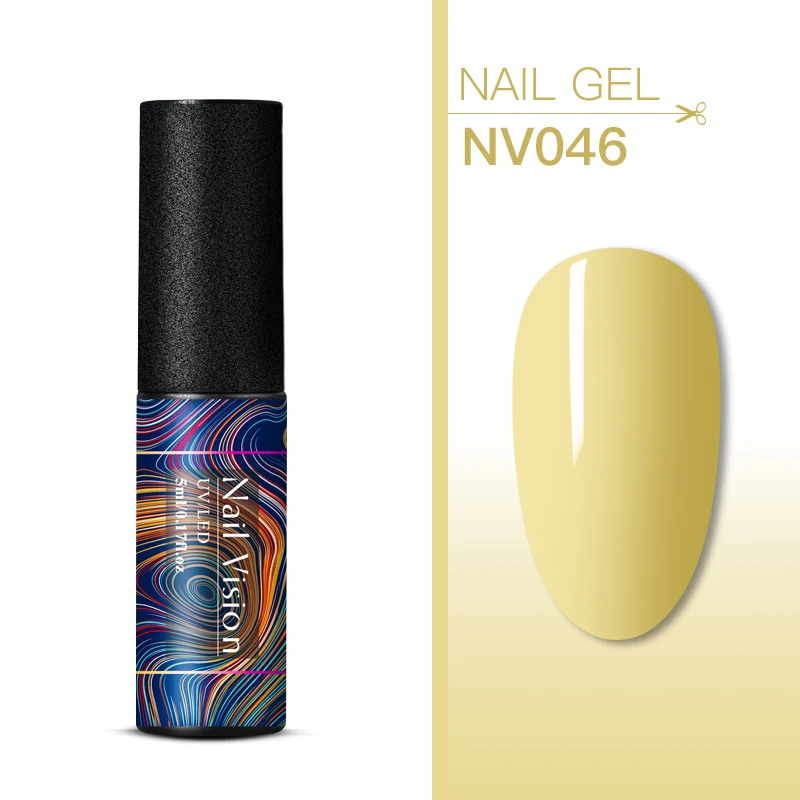 Nail Vision набор однотонных гелей для ногтей 176 цветов УФ-Гель-лак 5 мл полуперманентный лак для маникюра - Цвет: HHS06641