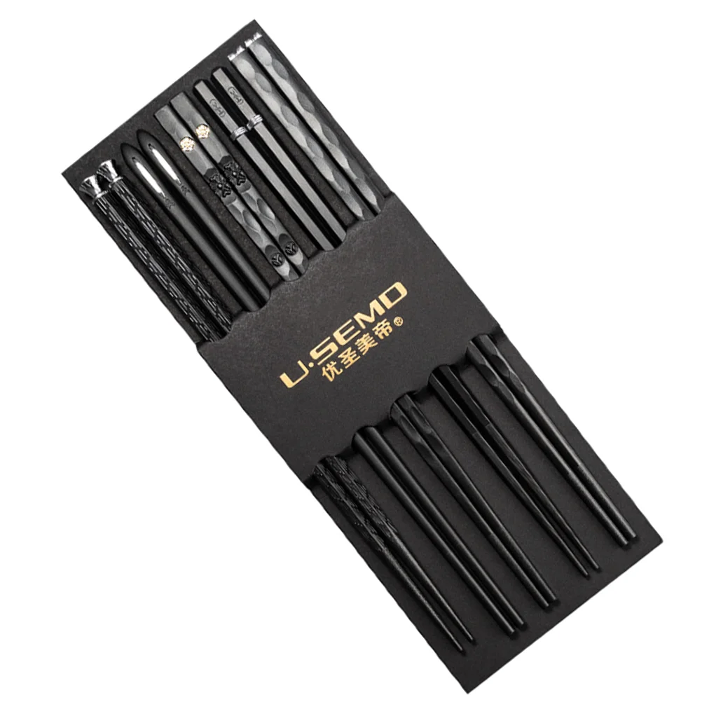 

5 пар, многоразовые палочки для еды из стеклопластика