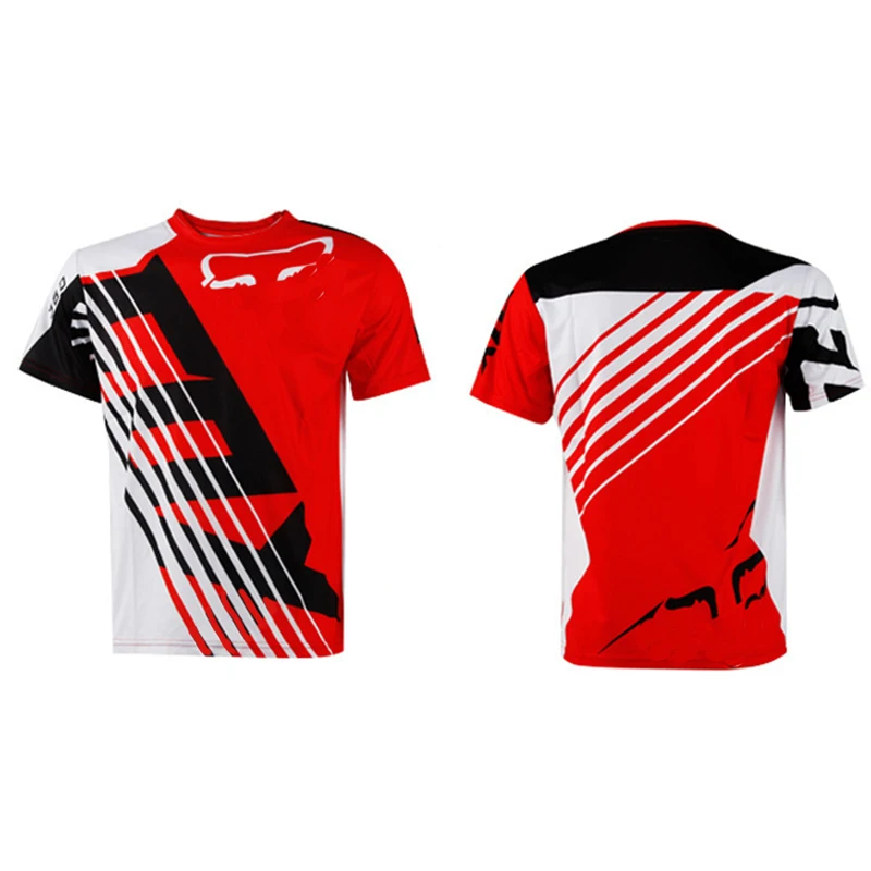 Мужская футболка с коротким рукавом Джерси для езды на горном велосипеде летняя