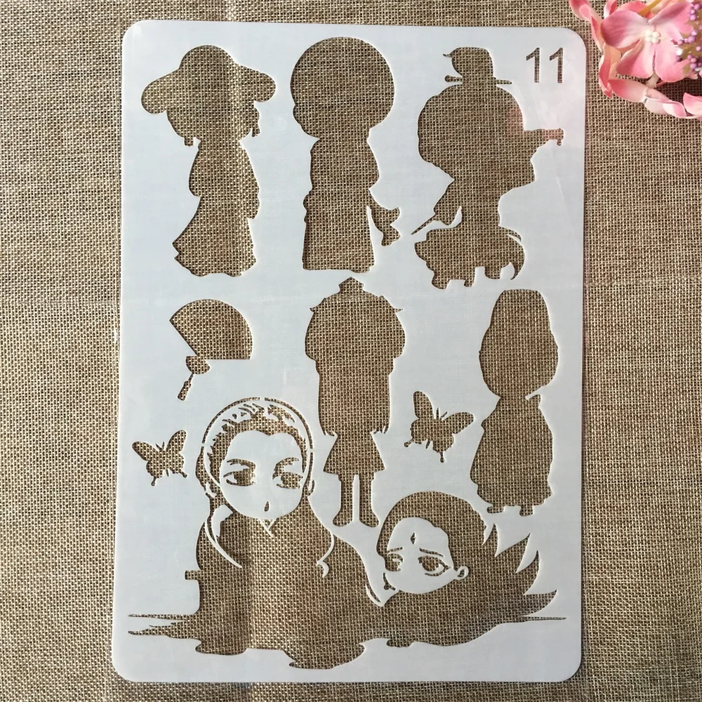 Трафареты A4 для творчества и рукоделия 29 см|Трафареты| |