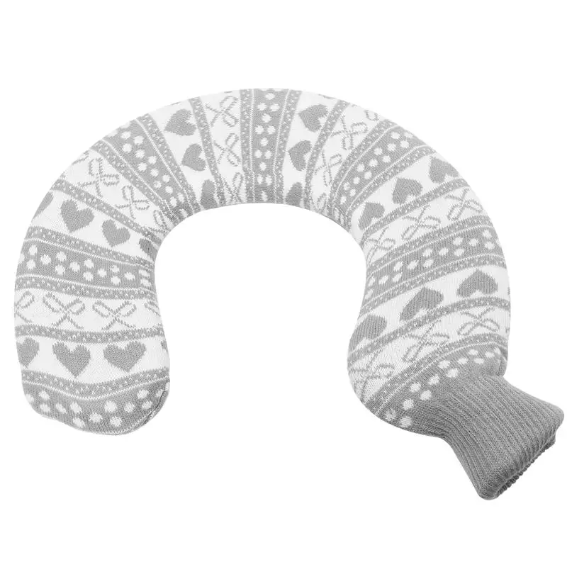 

Long U-Shaped Hot Water Bag Knitting Cover Hot Water Warmer for Winter