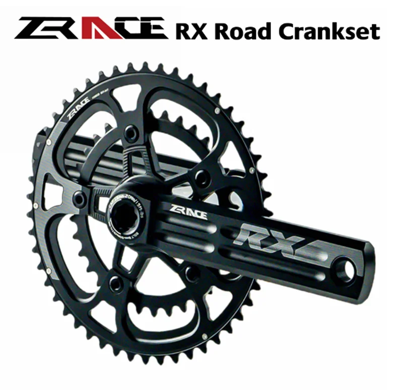 

Road Bike Chainset ZRACE RX 2 x 10 / 11 Speed Chain Wheel Crank Protector 50/34T 53/39T 170mm / 172.5mm / 175mm