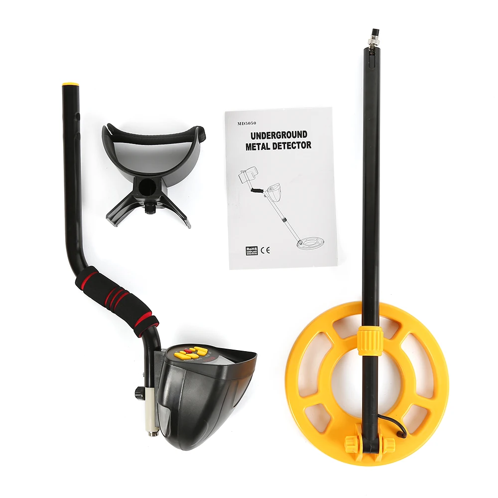 

MD5050 Metal Detector Underground Professional Depth Search Finder Gold Detector Treasure Hunter Detecting Pinpointer Waterproof