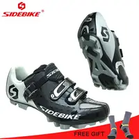 SIDEBIKE Cycling MTB Shoes Men Self-locking Mountain Bike Shoes Professional Breathable Bicycle Racing Sneakers Cycle Shoes
