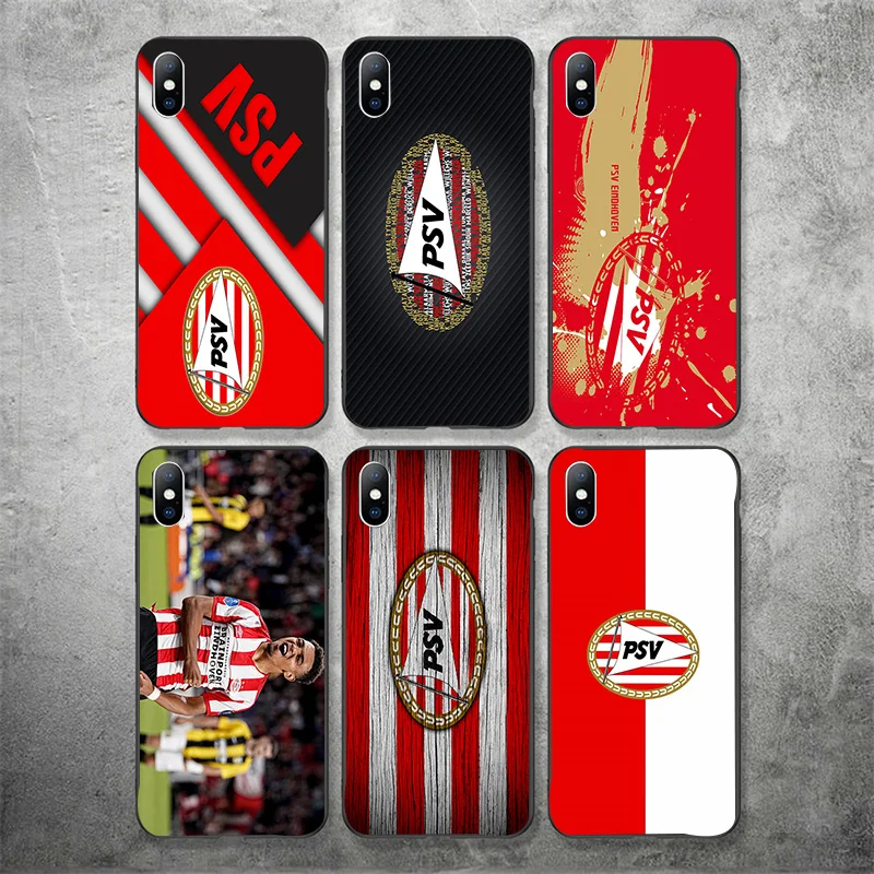 Чехол psv FC Eindhoven для iphone XR 11 Pro XS Max X 5 5S силиконовый чехол DIY Bergwijn 7 8 6 S Plus 7Plus медведь| |