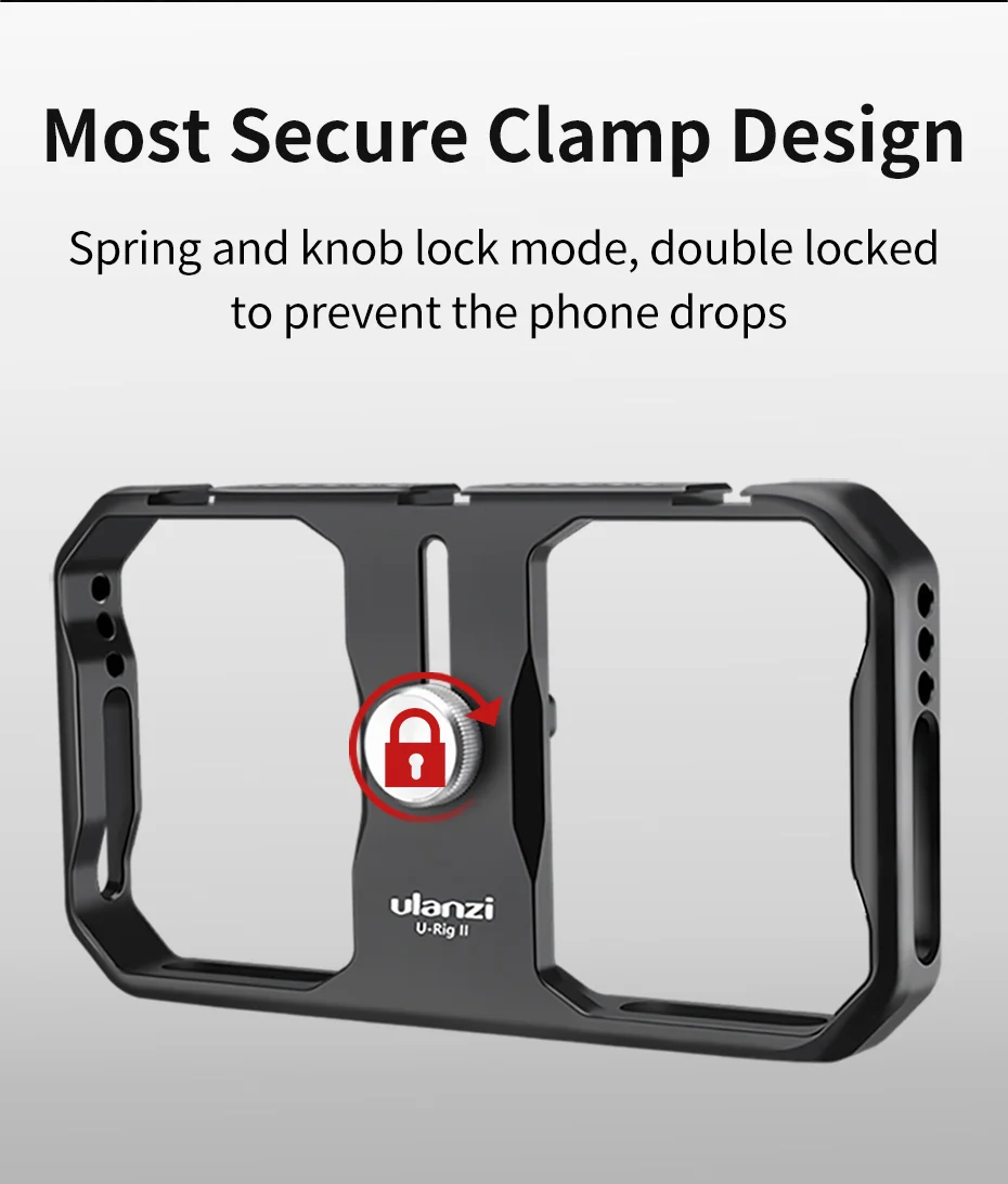 Ulanzi U Rig II металлический чехол для видеосъемки Ручной Стабилизатор Vlog Cage на
