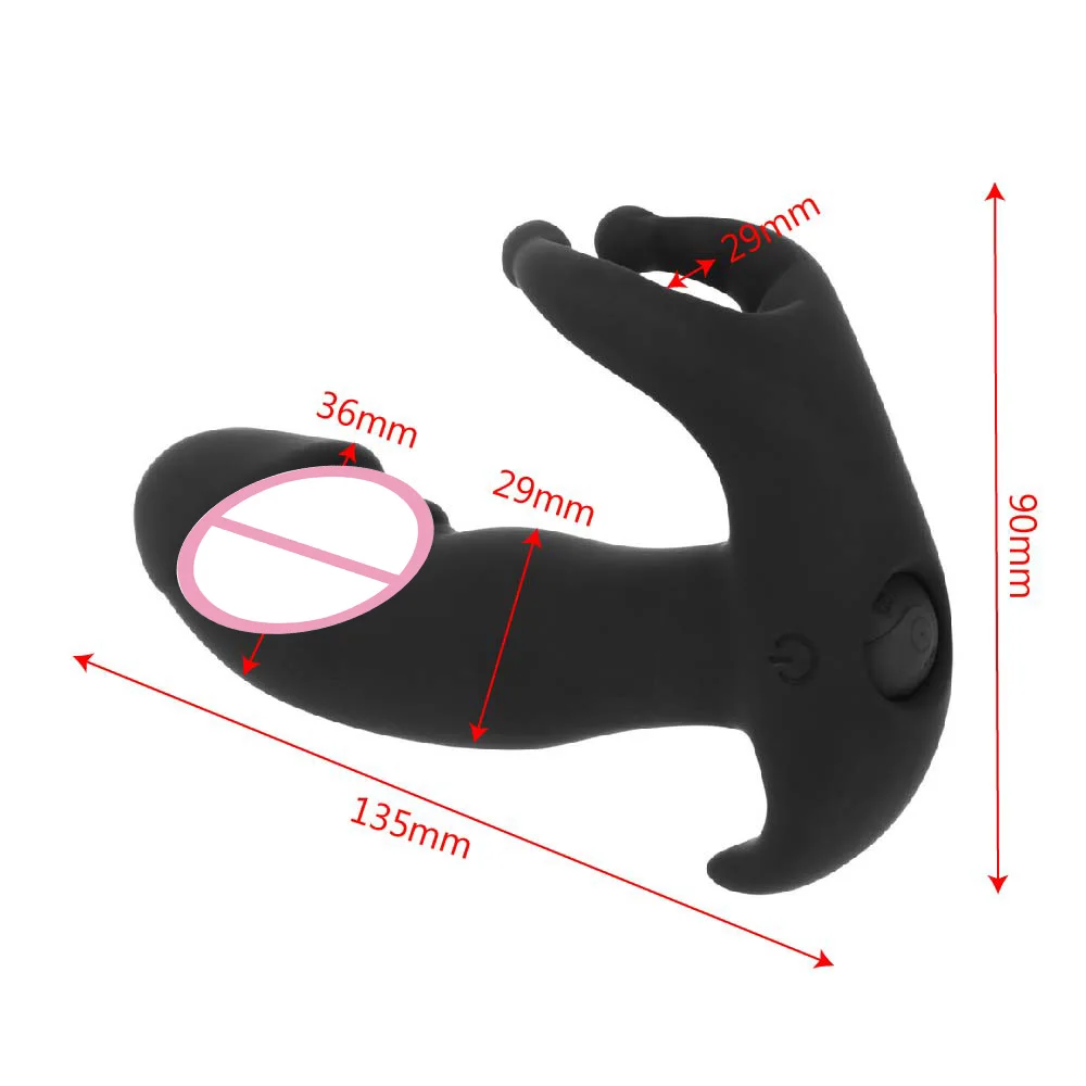 Ватина Вибратор Анальная пробка USB зарядка G точка климакс массажер простаты