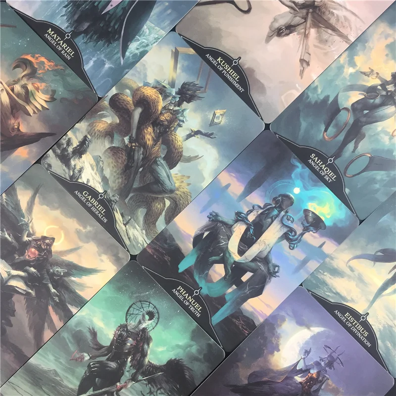High quality English Version Angelarium Oracle Of Emanations Card Games Family Party Entertainment PDF Table | Спорт и развлечения