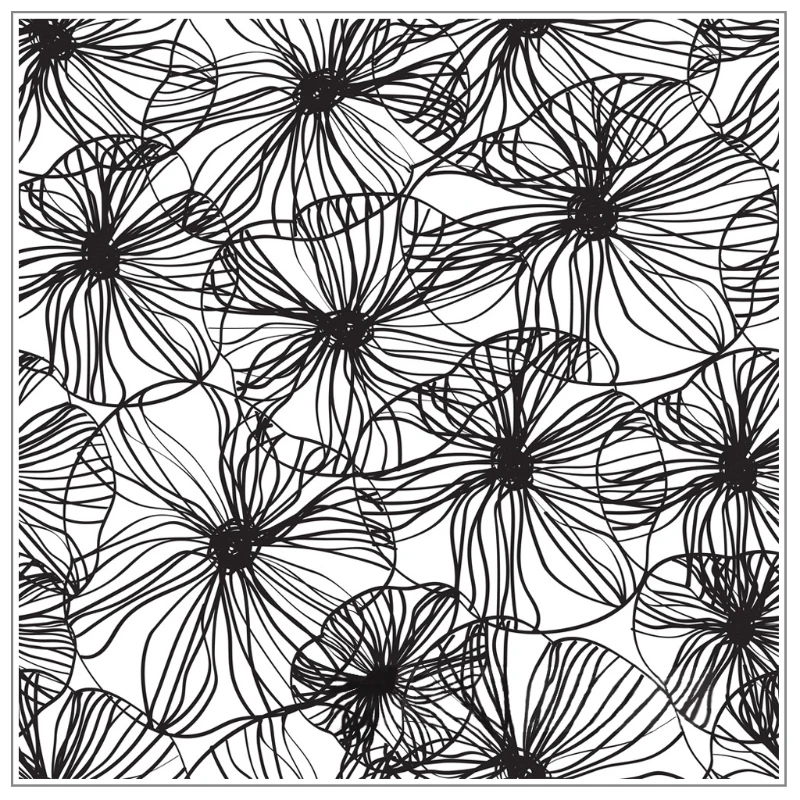 

Flowers Background DIY Silicone Clear Stamp Cling Seal Scrapbook Embossing Album Decor Craft