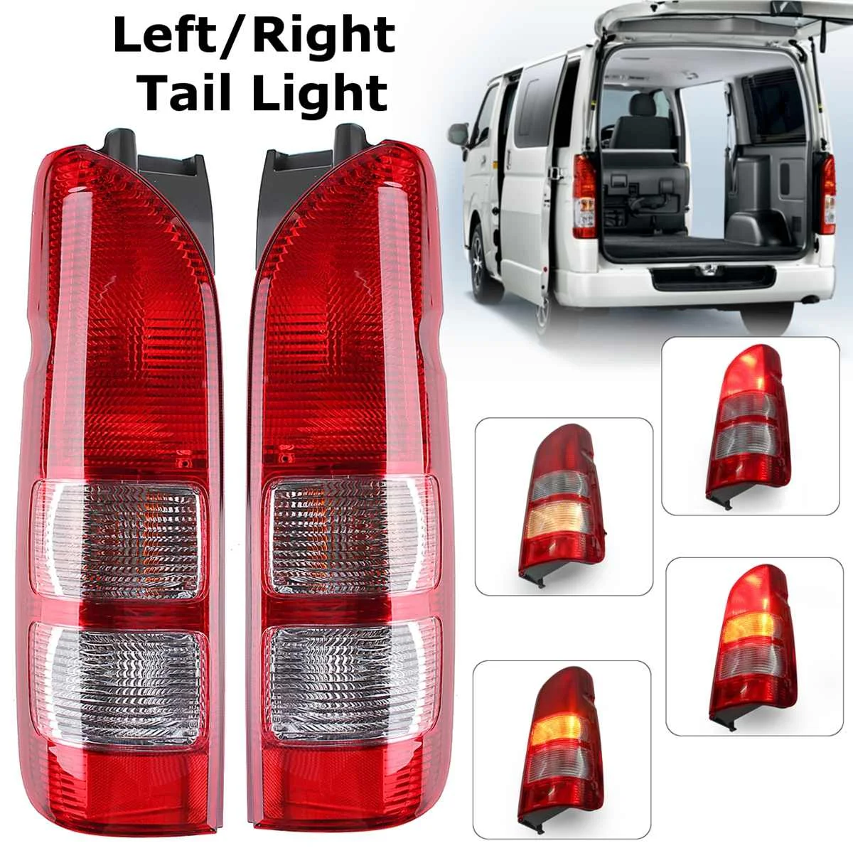 Задний фонарь 1/2 шт. корпус лампы серии 200 без задний для Toyota Hiace For Commuter 2005 2006 2007