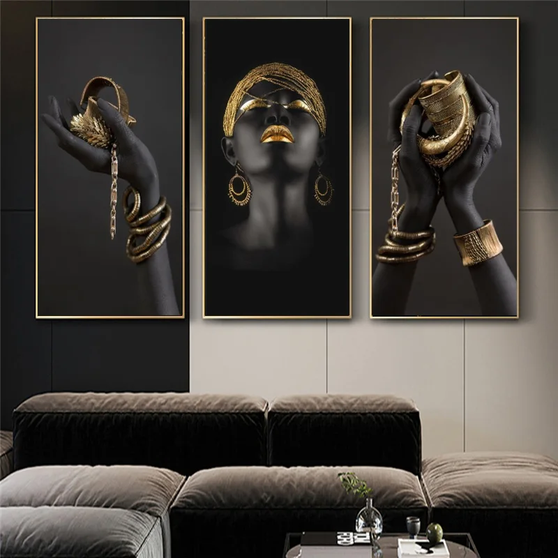 Картина на холсте с рисунком Африканской женщины|Рисование и каллиграфия| |