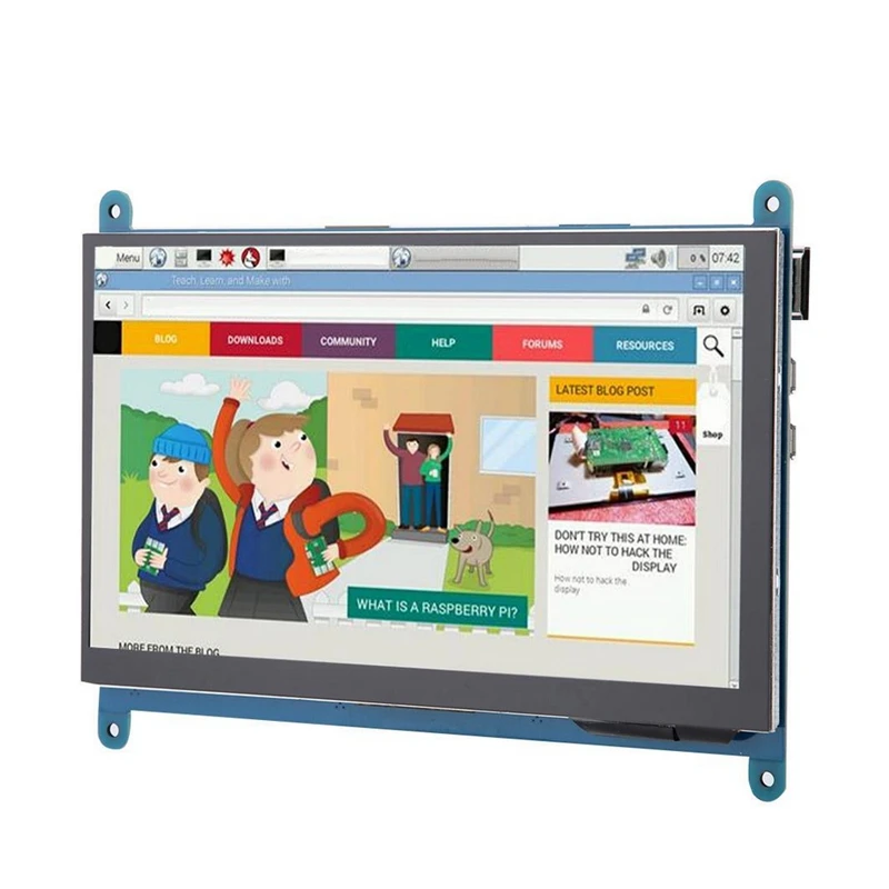 7 дюймов Full View ЖК дисплей IPS Пресс Sn 1024X600 HD HDMI совместимых с Дисплей монитор для