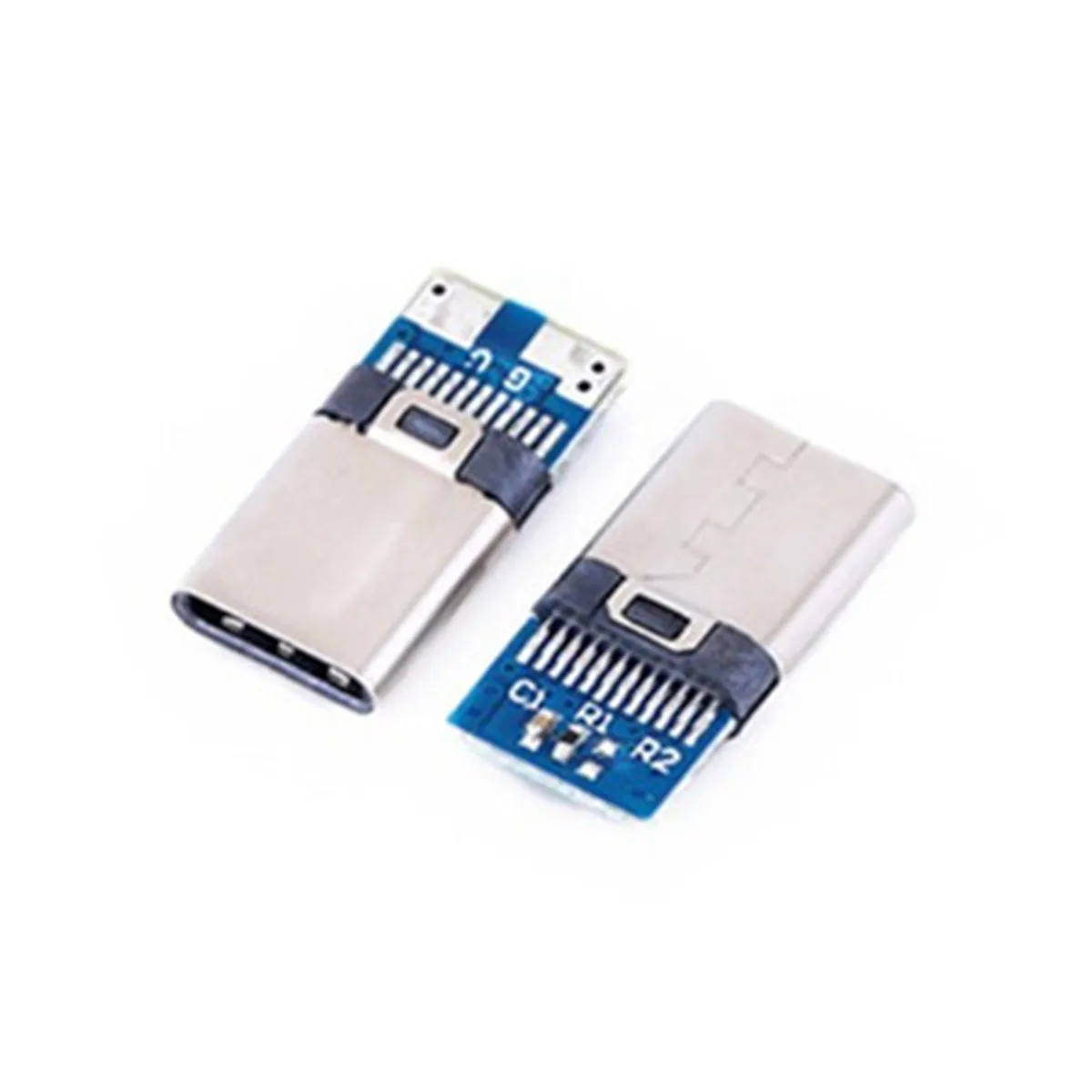 

1X USB 3.1 Type C Male DIY Solder Cable Plug Connector Socket Attached PC Board