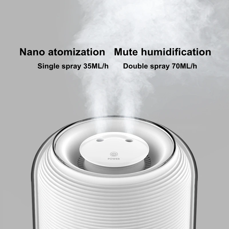 Увлажнитель воздуха с двумя насадками 3000 мл USB | Бытовая техника