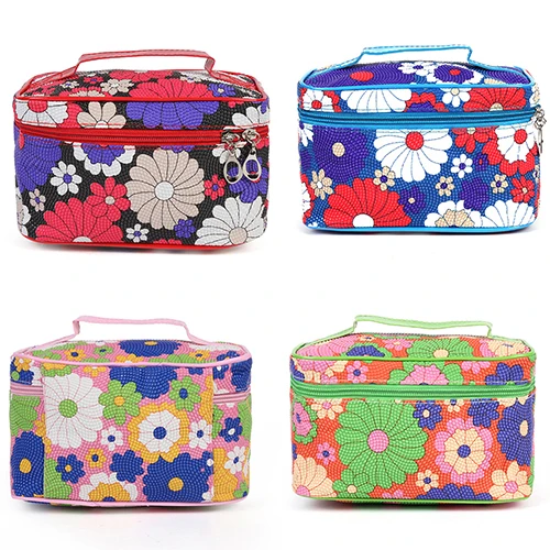 Женский органайзер Подсолнух дорожная косметичка на молнии чехол для макияжа