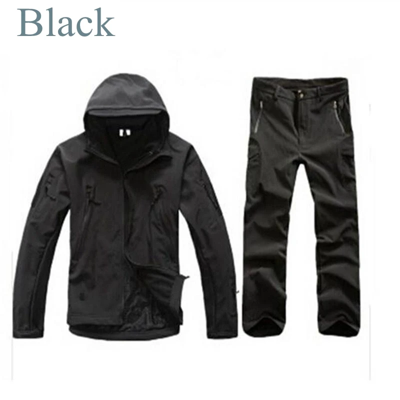 Softshell Shark Skin Мужская Тактическая Военная униформа для охоты водонепроницаемая