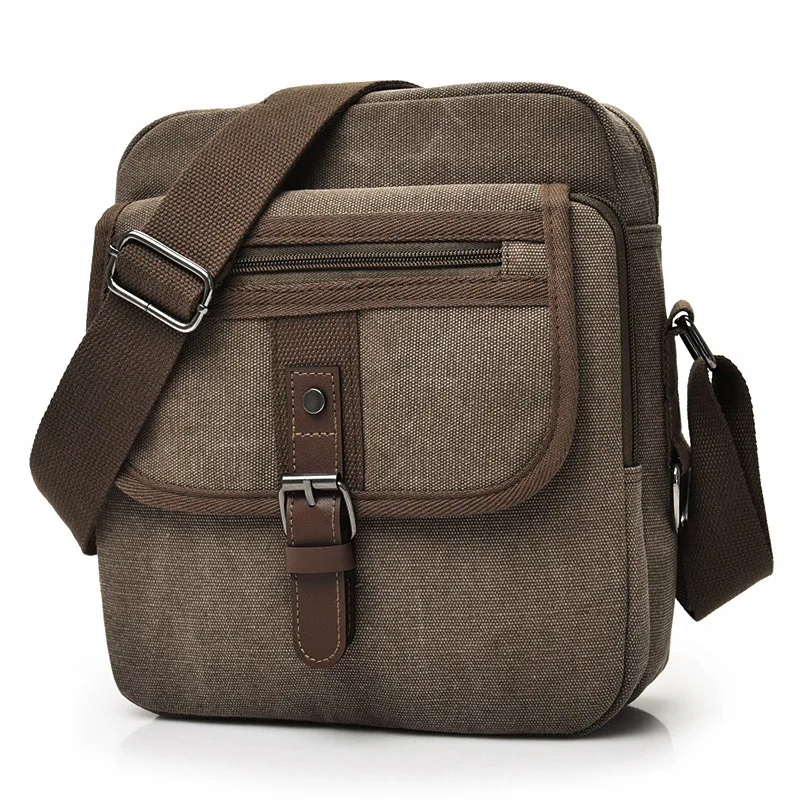 

Canvas Shoulder Bag Fashion Casual Handbag Business Crossbody Bag Travel Shopping Bag Women School Messenger Bag