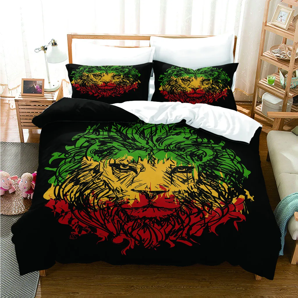 

3D Bedding Sets Leopard Family Duvet Quilt Cover Set Comforter Bed Pillowcase King Queen Full Size 230*230 Home Texitle