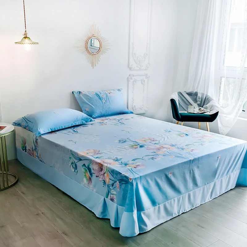 Летняя распродажа набор постельного белья из шелка 4 шт. Королевский размер