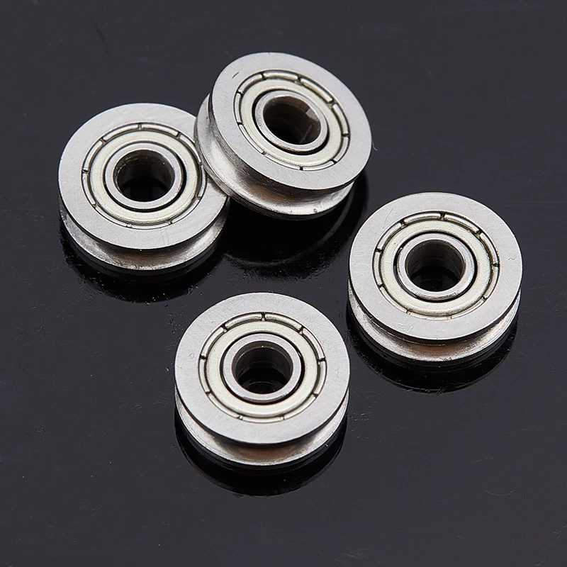 

5pcs/lot V U Groove Roller Wheel Ball Bearings Embroidery Machine Pulley Bearing Tool Over-the-line Pulley