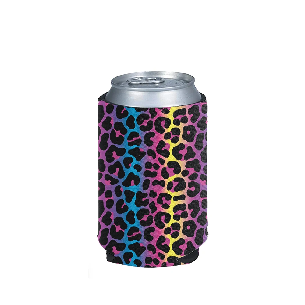 

Изоляция с леопардовым принтом может стандартно позволять обложке для празднования дня рождения, пикника, пива, пива, охлаждающий держател...