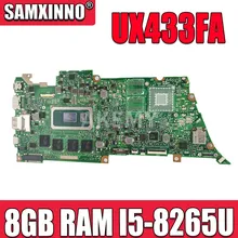 UX433FA motherboard For ASUS UX433FN UX433FA UX433F UX433 laptop Mainboard UX433FA mainboard tested W/ I5-8265U 8GB RAM