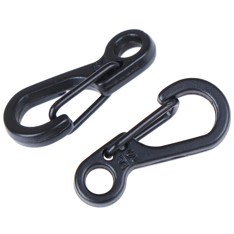 10Pcs/set Spring Hooks Mini Backpack Clasps Climbing Carabiners Equipment Survival Snap Hook Keychainl Buckle | Спорт и развлечения
