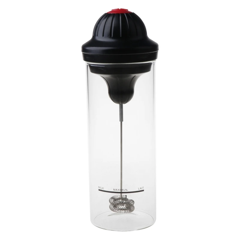 Handheld Electric Milk Frother Jug Cup Stainless Steel Foamer Mixer Bubbler Coffee Blender Stirrer