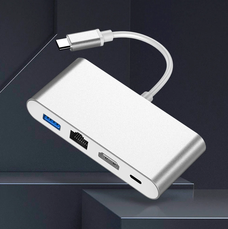 4 в 1 usb концентратор с портами usb c