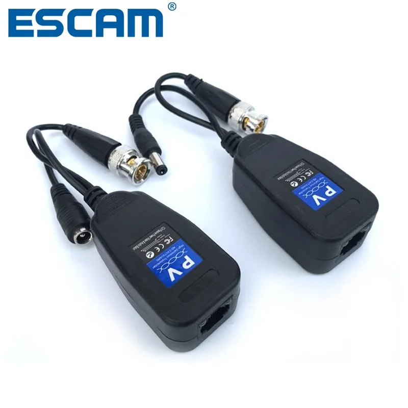 1CH Пассивный Balun RJ45 CCTV Video трансивер источник питания для HDCVI HDTVI AHD аналоговая