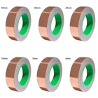 Клейкая лента из медной фольги, двусторонний проводящий клей для защиты от электромагнитных помех, заземляющий клей, 4 мм5 мм10 мм20 мм30 мм50 мм