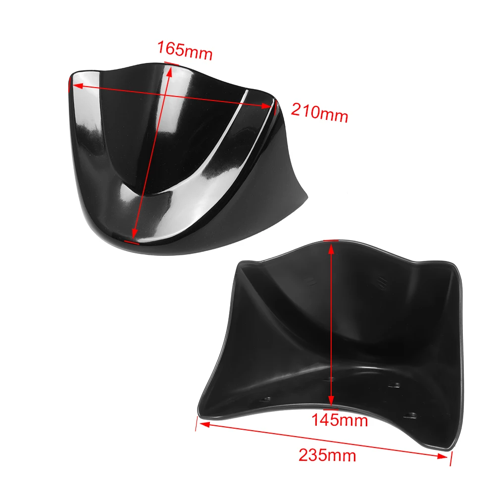 

Gloss/Matte Black Motorcycle Lower Front Chin Spoiler Mudguard Air Dam Fairing Cover For Harley Dyna Fat Bob Models 2006-2018