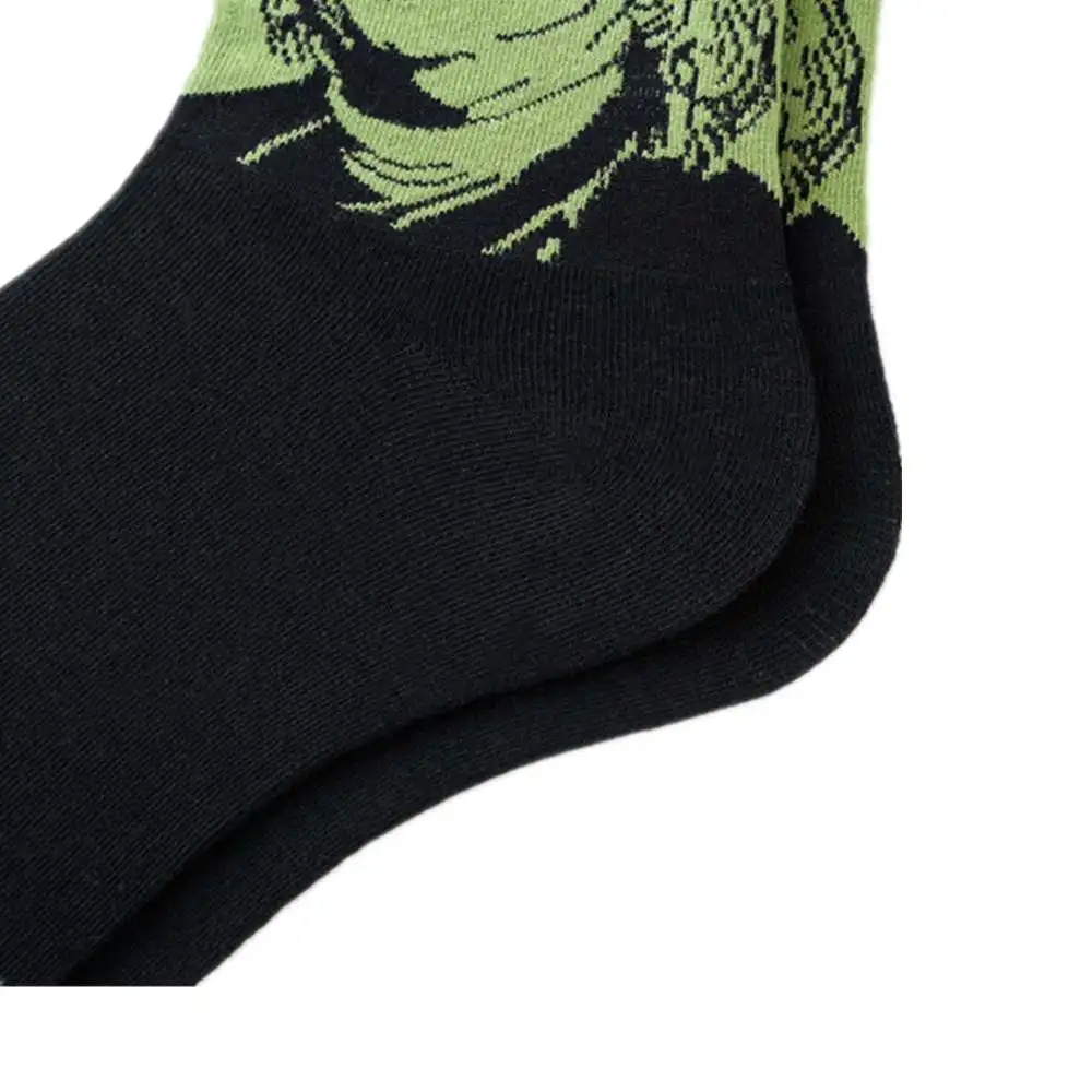 REFJJ счастливые носки женские смешное искусство платье цвет много мужские летние