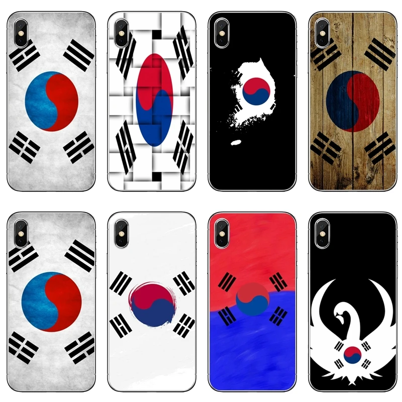 Южная Корея флаг обложка чехол для samsung Galaxy S10 Lite S9 S8 S7 S6 edge Plus S5 S4 примечание 9 8 5 4 3