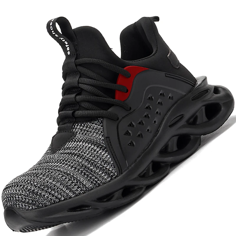 Дропшиппинг Для мужчин безопасная обувь Мужские ботинки легкая защитная Сталь